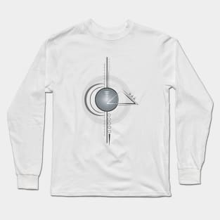 abstract digital Long Sleeve T-Shirt